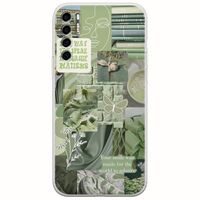 Aesthetic Green TCL 20S / 20 5G / 20L / 20L+ Flexible TPU (Διάφανη Σιλικόνη)