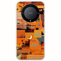 Aesthetic Orange Honor Magic 5 Lite 5G Flexible TPU (Διάφανη Σιλικόνη)