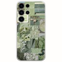 Aesthetic Green Samsung Galaxy S24 Ultra 5G Flexible TPU (Διάφανη Σιλικόνη)
