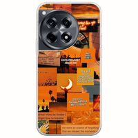 Aesthetic Orange OnePlus 12 5G Flexible TPU (Διάφανη Σιλικόνη)