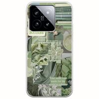 Aesthetic Green Xiaomi 14 5G Flexible TPU (Διάφανη Σιλικόνη)