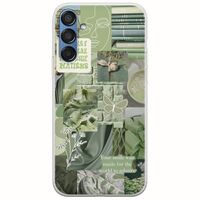 Aesthetic Green Samsung Galaxy M15 5G Flexible TPU (Διάφανη Σιλικόνη)