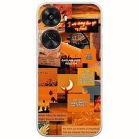 Aesthetic Orange Huawei Nova 12 SE Flexible TPU (Διάφανη Σιλικόνη)