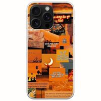 Aesthetic Orange iPhone 16 Pro Max Flexible TPU (Διάφανη Σιλικόνη)