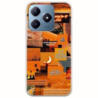 Aesthetic Orange Realme C63 Flexible TPU (Διάφανη Σιλικόνη)