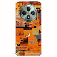 Aesthetic Orange Oppo Reno 12 F 5G Flexible TPU (Διάφανη Σιλικόνη)