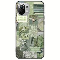 Aesthetic Green Xiaomi Mi 11 Lite / 11 Lite NE / 5G Black TPU (Μαύρη Σιλικόνη)