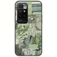 Aesthetic Green Xiaomi Redmi 10 Black TPU (Μαύρη Σιλικόνη)