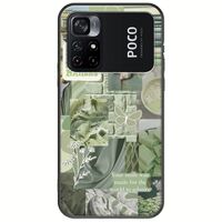 Aesthetic Green Xiaomi Poco M4 Pro 4G Black TPU (Μαύρη Σιλικόνη)
