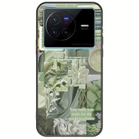 Aesthetic Green Vivo X80 Black TPU (Μαύρη Σιλικόνη)