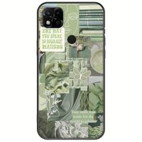 Aesthetic Green Xiaomi Redmi 10A Black TPU (Μαύρη Σιλικόνη)