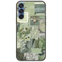 Aesthetic Green Samsung Galaxy M15 5G Black TPU (Μαύρη Σιλικόνη)