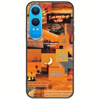 Aesthetic Orange OnePlus Nord CE4 Lite 5G Black TPU (Μαύρη Σιλικόνη)