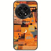 Aesthetic Orange OnePlus 13 5G Black TPU (Μαύρη Σιλικόνη)