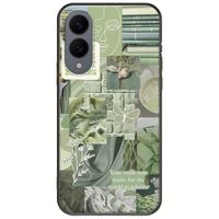 Aesthetic Green Samsung Galaxy S25 Edge 5G Black TPU (Μαύρη Σιλικόνη)