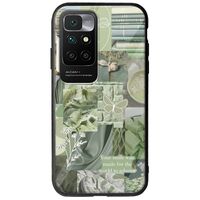 Aesthetic Green Xiaomi Redmi 10 Groove TPU (Tempered Glass και TPU)
