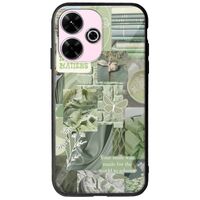 Aesthetic Green Xiaomi Redmi 13 4G Groove TPU (Tempered Glass και TPU)