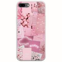 Aesthetic Pink iPhone 7 Plus Flexible TPU (Διάφανη Σιλικόνη)