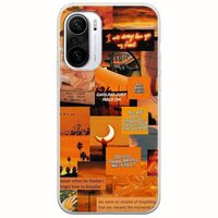 Aesthetic Orange Xiaomi Poco F3 Flexible TPU (Διάφανη Σιλικόνη)