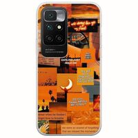 Aesthetic Orange Xiaomi Redmi 10 Flexible TPU (Διάφανη Σιλικόνη)