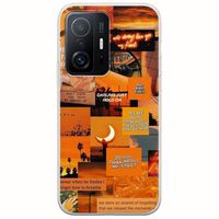 Aesthetic Orange Xiaomi 11T / 11T Pro Flexible TPU (Διάφανη Σιλικόνη)