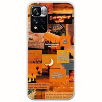Aesthetic Orange Xiaomi Redmi Note 11 Pro Plus 5G Flexible TPU (Διάφανη Σιλικόνη)