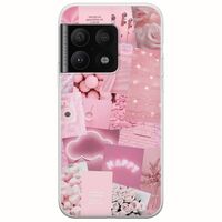 Aesthetic Pink OnePlus 10 Pro Flexible TPU (Διάφανη Σιλικόνη)