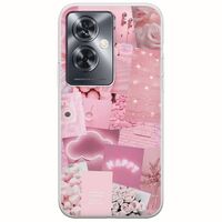 Aesthetic Pink Oppo A79 5G Flexible TPU (Διάφανη Σιλικόνη)