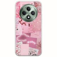 Aesthetic Pink Oppo Reno 12 F 5G Flexible TPU (Διάφανη Σιλικόνη)