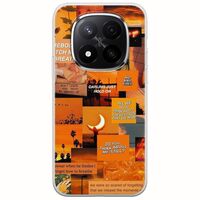 Aesthetic Orange Xiaomi Redmi Note 14 Pro 5G Flexible TPU (Διάφανη Σιλικόνη)