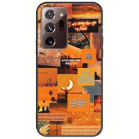 Aesthetic Orange Samsung Galaxy Note 20 Ultra Black TPU (Μαύρη Σιλικόνη)