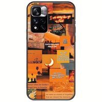 Aesthetic Orange Xiaomi Redmi Note 11 Pro Plus 5G Black TPU (Μαύρη Σιλικόνη)