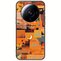 Aesthetic Orange Xiaomi 12S Ultra Black TPU (Μαύρη Σιλικόνη)