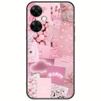 Aesthetic Pink OnePlus Nord CE 3 Lite 5G Black TPU (Μαύρη Σιλικόνη)