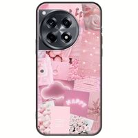 Aesthetic Pink OnePlus 12 5G Black TPU (Μαύρη Σιλικόνη)