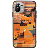 Aesthetic Orange Xiaomi Mi 11 Lite / 11 Lite NE / 5G Groove TPU (Tempered Glass και TPU)