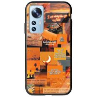 Aesthetic Orange Xiaomi 12 / 12X Groove TPU (Tempered Glass και TPU)