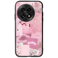 Aesthetic Pink OnePlus 13 5G Groove TPU (Tempered Glass και TPU)