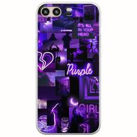 Aesthetic Purple Huawei P10 Plus Flexible TPU (Διάφανη Σιλικόνη)