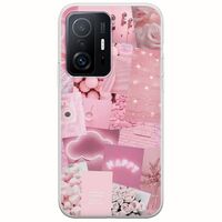 Aesthetic Pink Xiaomi 11T / 11T Pro Flexible TPU (Διάφανη Σιλικόνη)
