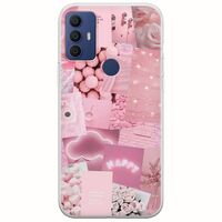 Aesthetic Pink TCL 305 / 306 / 30E / 30SE Flexible TPU (Διάφανη Σιλικόνη)