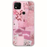 Aesthetic Pink Xiaomi Redmi 10A Flexible TPU (Διάφανη Σιλικόνη)