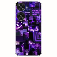 Aesthetic Purple Huawei Nova 12 SE Flexible TPU (Διάφανη Σιλικόνη)