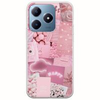Aesthetic Pink Realme C63 Flexible TPU (Διάφανη Σιλικόνη)