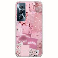 Aesthetic Pink Realme C65 4G Flexible TPU (Διάφανη Σιλικόνη)