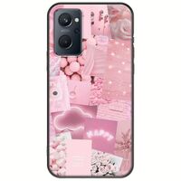 Aesthetic Pink Realme 9i Black TPU (Μαύρη Σιλικόνη)