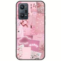 Aesthetic Pink Realme GT Neo 2 5G Black TPU (Μαύρη Σιλικόνη)
