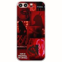 Aesthetic Red Huawei P10 Plus Flexible TPU (Διάφανη Σιλικόνη)