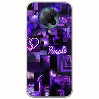 Aesthetic Purple Xiaomi Poco F2 Pro Flexible TPU (Διάφανη Σιλικόνη)