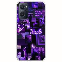Aesthetic Purple Realme 9i Flexible TPU (Διάφανη Σιλικόνη)